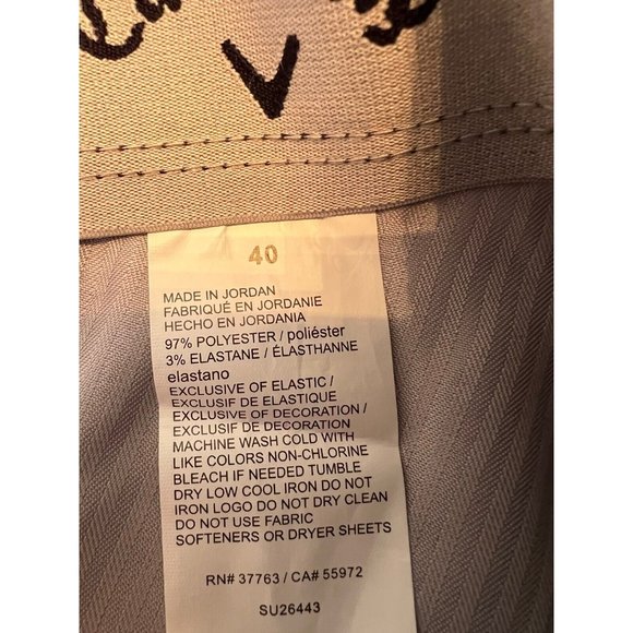 Men’s‎ Callaway Opti Stretch Caviar Black Gray Golf Shorts Size 40 NWT - Picture 11 of 11